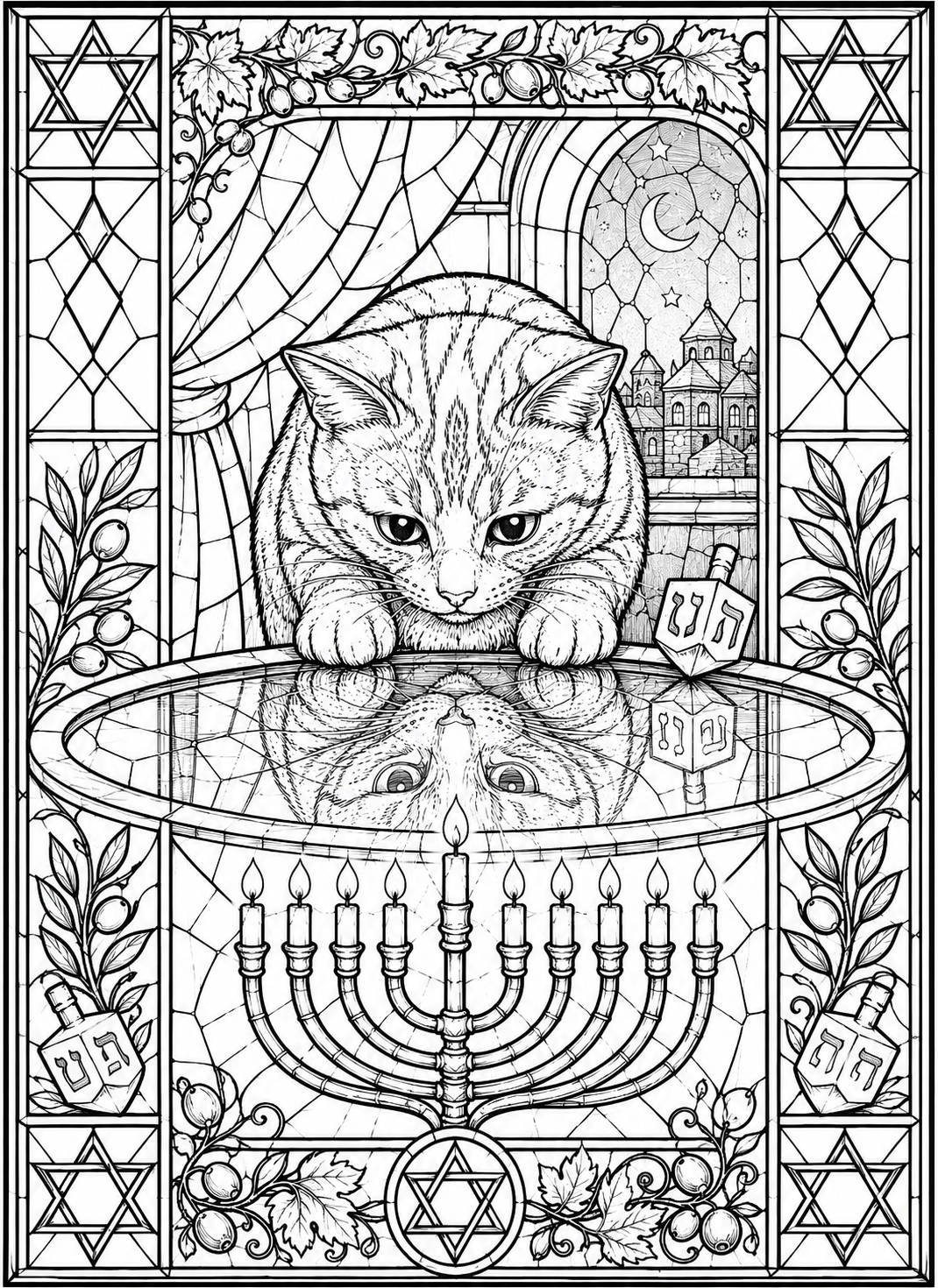 Cats: An Adult Coloring Book